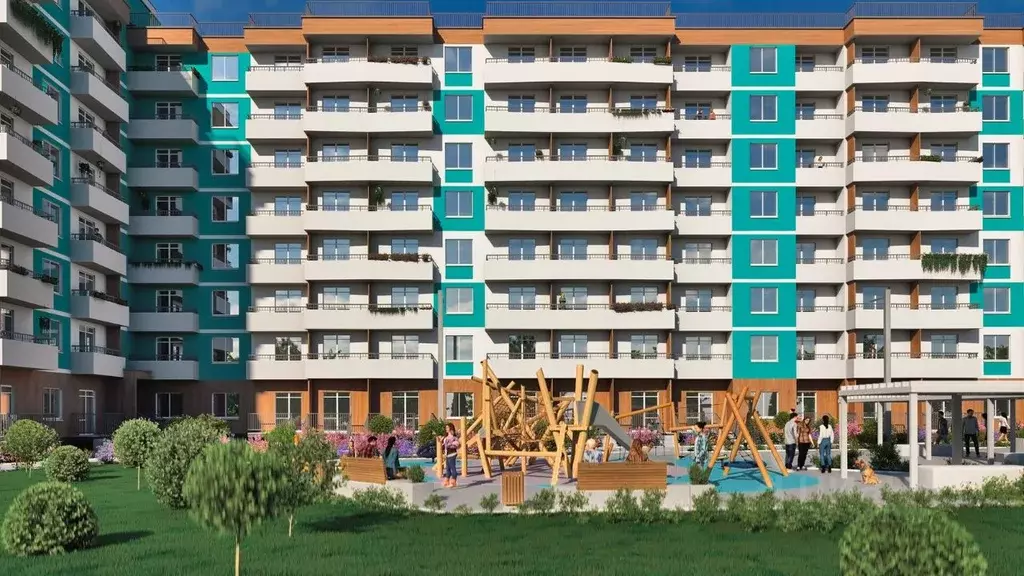 Студия Крым, Судак Бирюзовый квартал жилой комплекс (31.95 м) - Фото 2