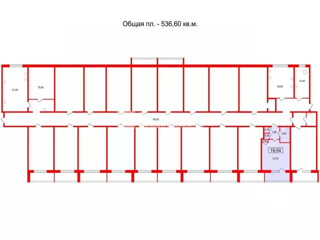 Комната Санкт-Петербург ул. Нахимова, 1 (19.5 м) - Фото 2