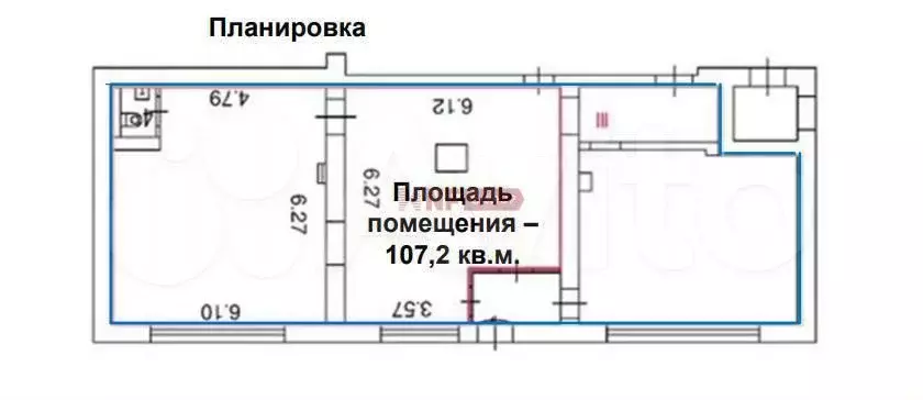Продам помещение свободного назначения, 107.2 м - Фото 0