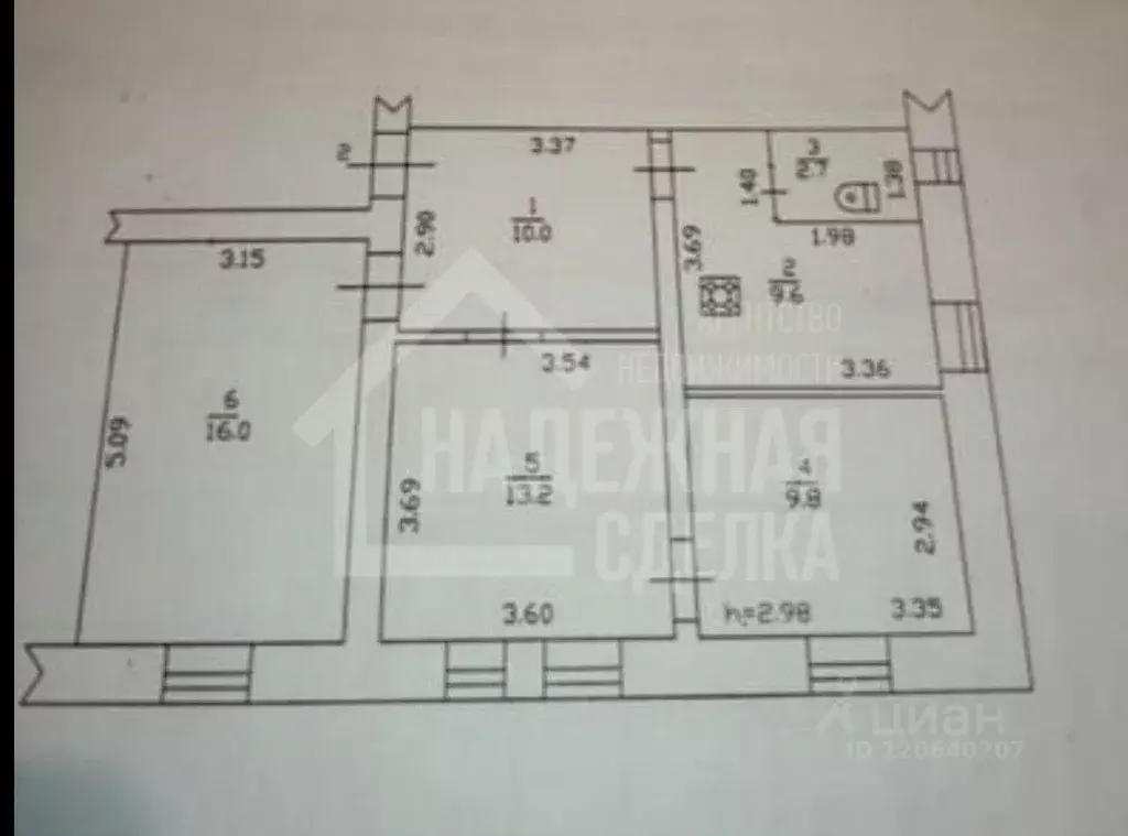 3-к кв. Алтайский край, Поспелихинский район, Поспелихинский ... - Фото 2