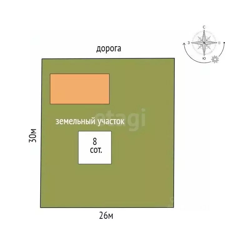 Участок в Краснодарский край, Краснодар  (8.0 сот.) - Фото 1