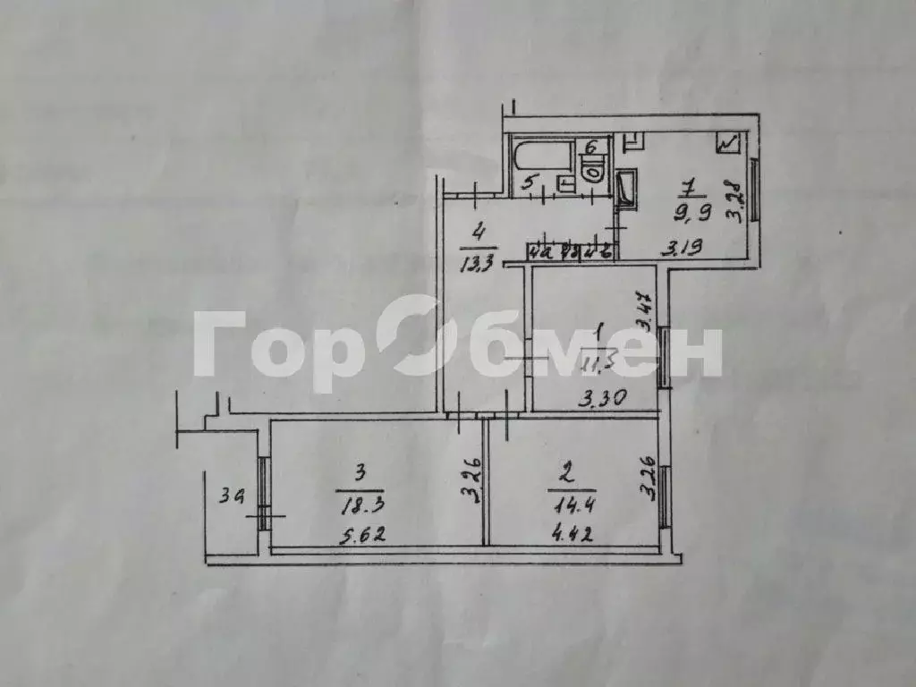 Продается 3-комнатная квартира - Фото 2