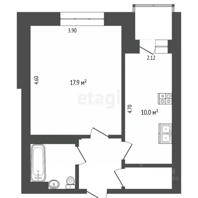 1-к кв. Ярославская область, Рыбинск ул. Приборостроителей, 18 (37.3 ... - Фото 2