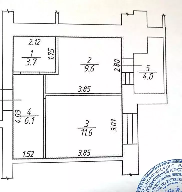 1-комнатная квартира: Калуга, микрорайон Турынино, Советская улица, ... - Фото 1
