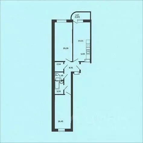 3-к кв. Новосибирская область, Новосибирск ул. Дуси Ковальчук, 238 ... - Фото 0