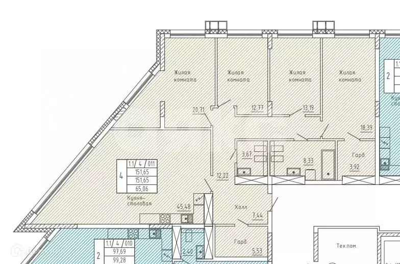 Продаётся 4-к квартира, 151.65 м - Фото 0