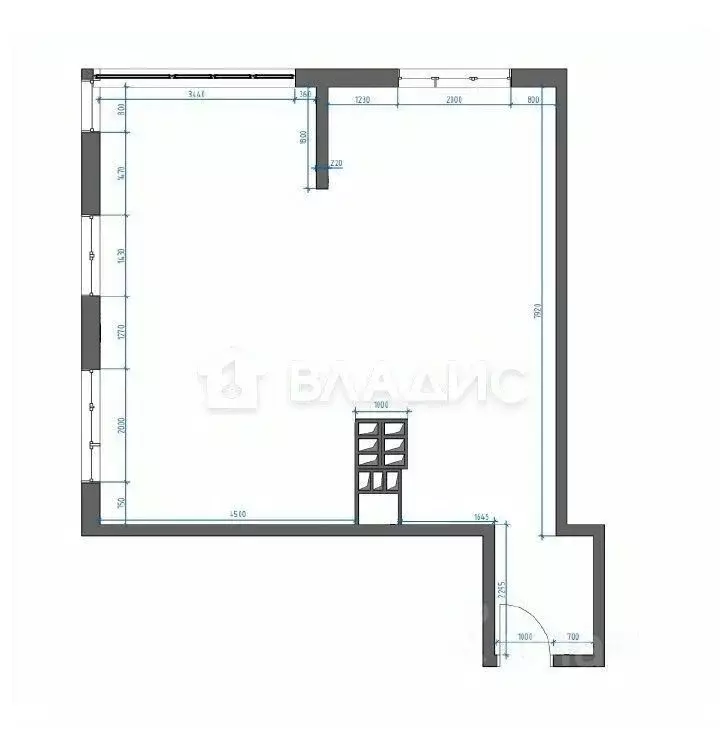 Студия Московская область, Красногорск ул. Липовой Рощи, 1к2 (62.0 м) - Фото 2