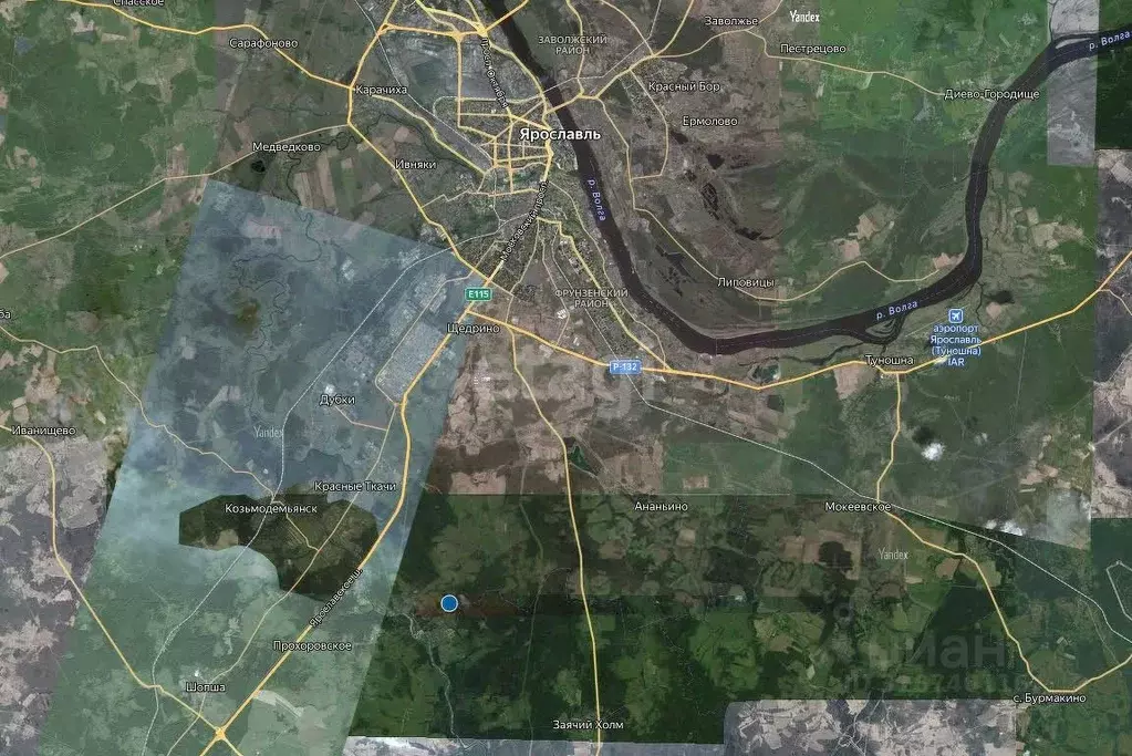 Участок в Ярославская область, Ярославский муниципальный округ, с. ... - Фото 1