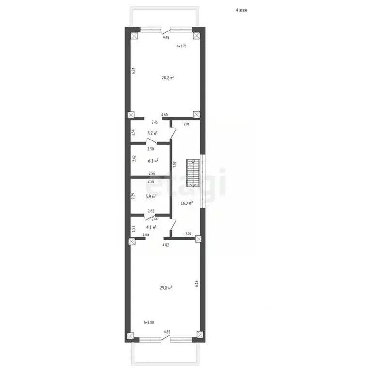 Таунхаус в Крым, Феодосия наб. Черноморская (390 м) - Фото 2
