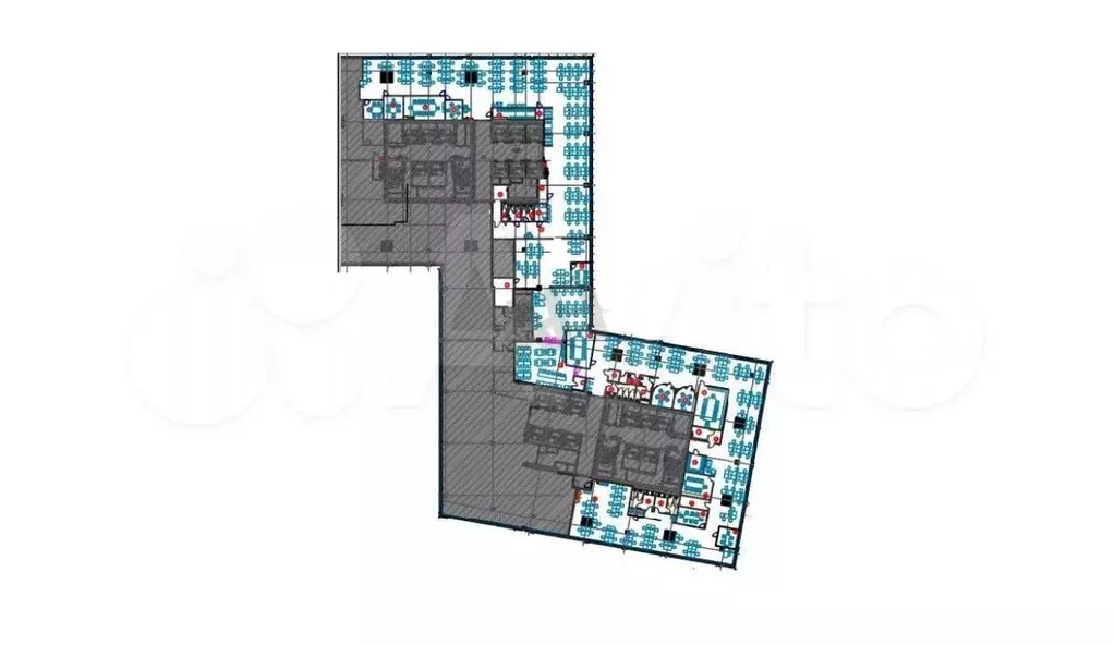 Аренда офиса 937 м2 м. Деловой центр в цао в - Фото 1