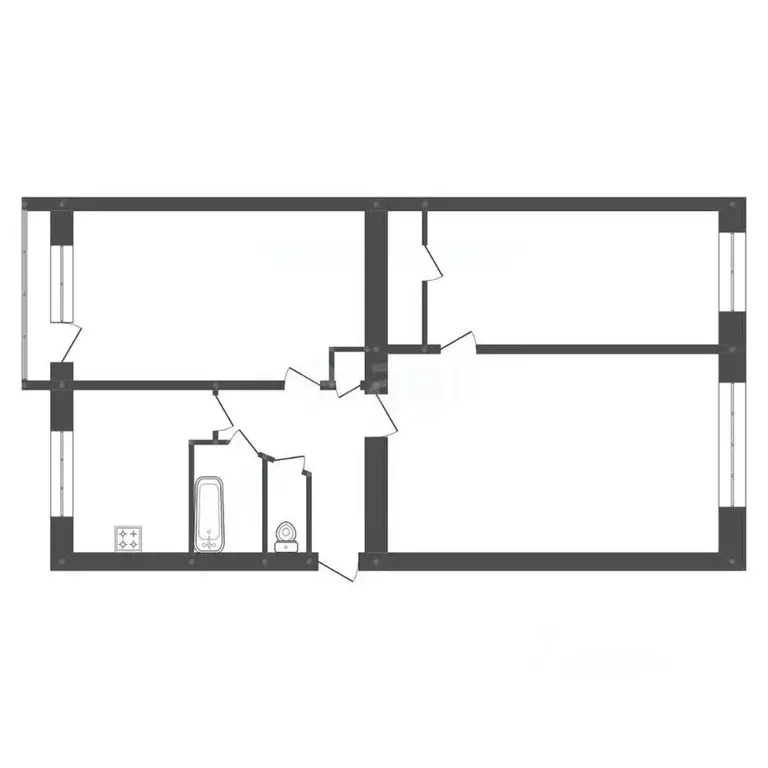 3-к кв. Амурская область, Белогорск Томский пер., 9 (61.5 м) - Фото 2