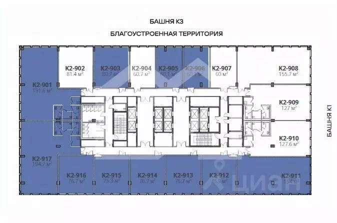 Помещение свободного назначения в Москва Старокалужское ш., 64АС2 (194 ... - Фото 2