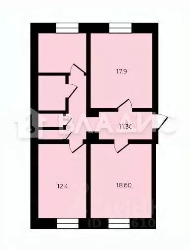 3-к кв. Оренбургская область, Орск Новый город мкр, ул. Кутузова, 3 ... - Фото 2