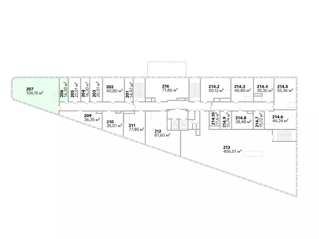 Офис в Санкт-Петербург Гранитная ул., 51 (122 м) - Фото 2