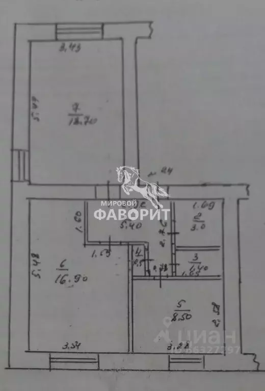 2-к кв. Оренбургская область, Оренбург ул. Юркина, 7 (54.4 м) - Фото 2