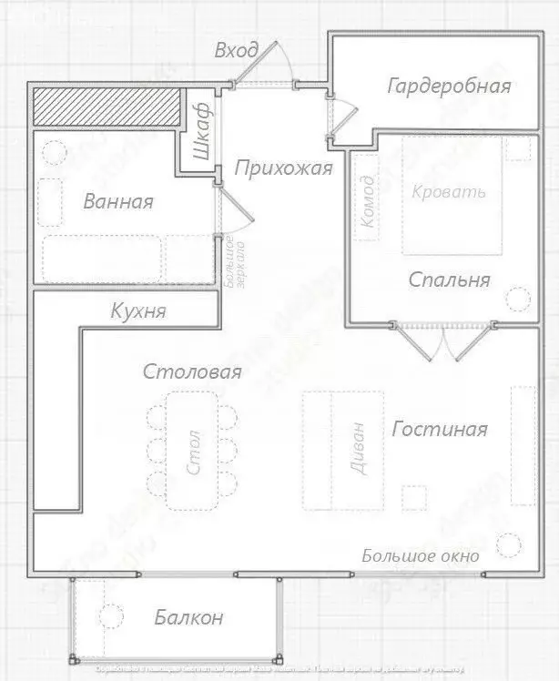 Квартира-студия: Москва, Береговой проезд, 5к2 (60.7 м) - Фото 0