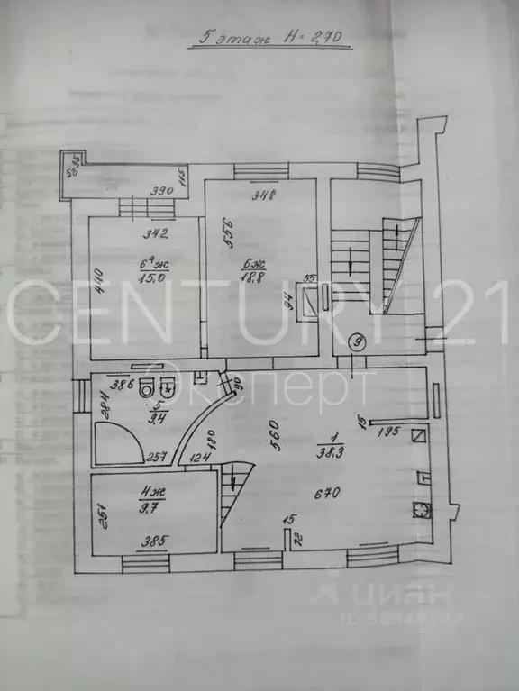 5-к кв. Калининградская область, Калининград ул. Серафимовича, 2 ... - Фото 2