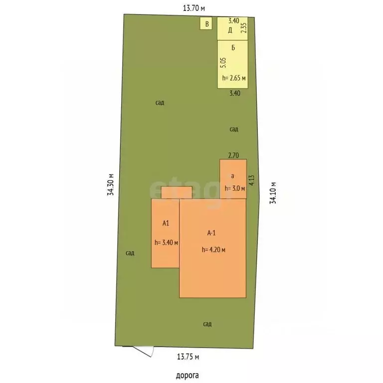 Дом в Крым, Симферополь ул. Чекистов (67 м) - Фото 2