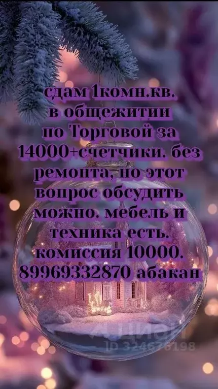 1-к кв. Хакасия, Абакан Торговая ул., 2/2 (32.0 м) - Фото 1