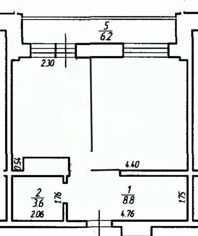 1-к кв. Иркутская область, Иркутск Байкальская ул., 289/5 (42.9 м) - Фото 2