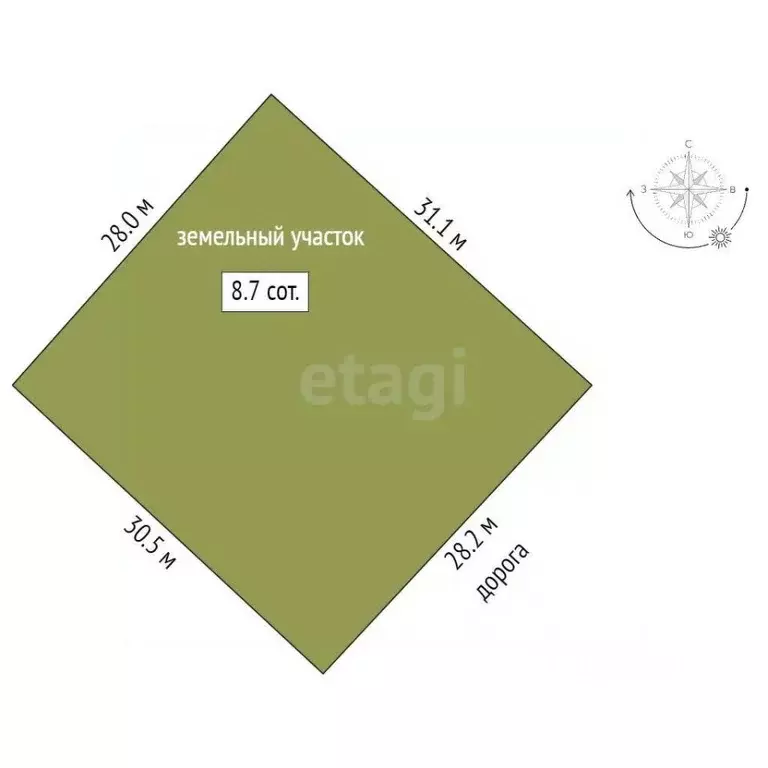 Участок в Башкортостан, Стерлитамакский район, Наумовский сельсовет, ... - Фото 2