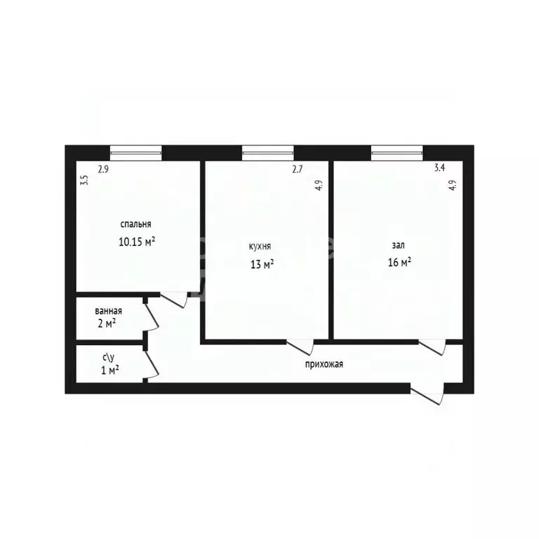 2-к кв. Дагестан, Дербент ул. Сальмана, 89А (52.0 м) - Фото 2