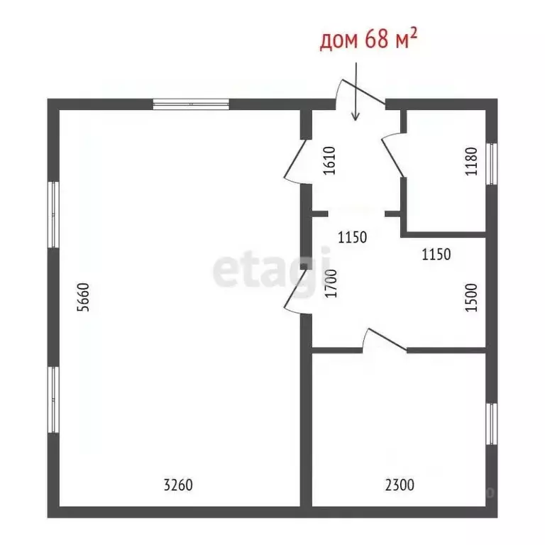 Дом в Свердловская область, Полевской муниципальный округ, с. ... - Фото 0