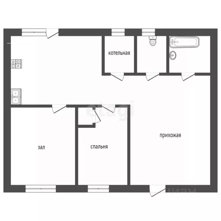 Дом в Нижегородская область, Выкса ул. Пушкина, 43 (115 м) - Фото 2