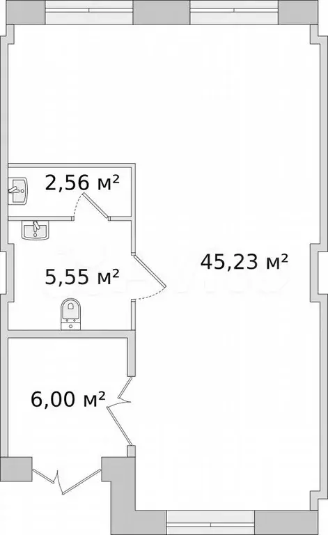 Продам помещение свободного назначения, 59.53 м - Фото 0