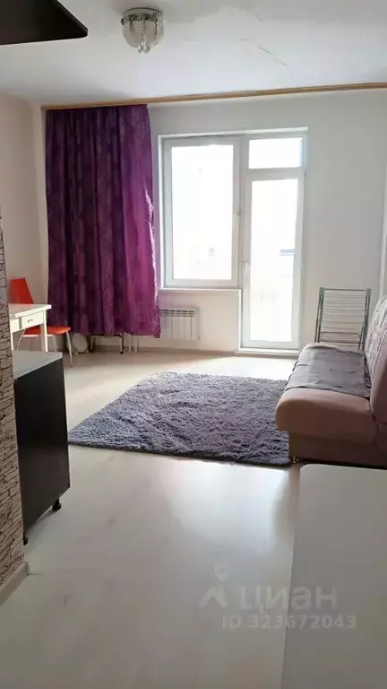 1-к кв. Красноярский край, Красноярск ул. Мичурина, 2Ж (30.0 м) - Фото 1