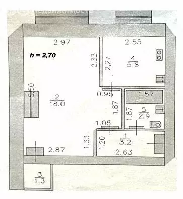 1-комнатная квартира: Тверь, Партизанский переулок, 22/8 (31 м) - Фото 1