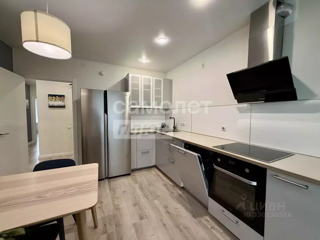 3-к кв. Татарстан, Казань ул. Азата Аббасова, 23А (74.0 м) - Фото 1
