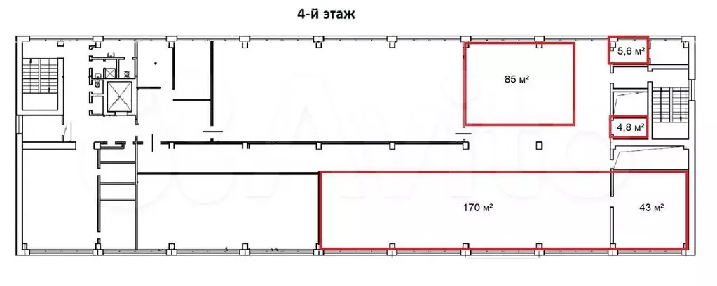 Свободного назначения 345,4 м2. Этаж 4. м. Люблино - Фото 1