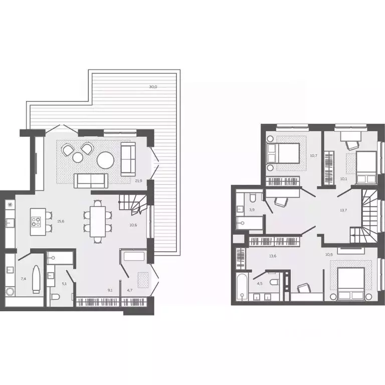 4-к кв. Алтайский край, Барнаул тракт Змеиногорский, 35Бк2 (172.18 м) - Фото 1