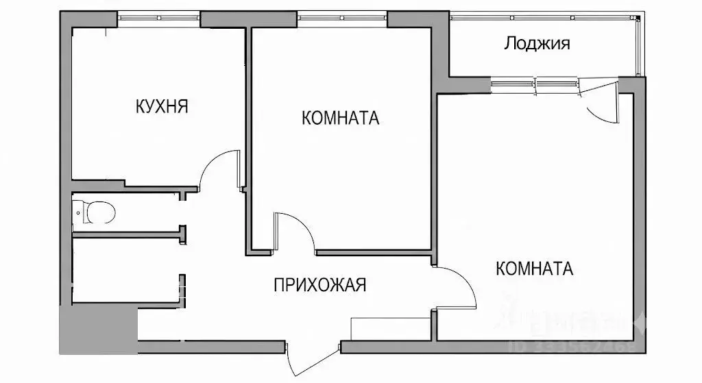 2-к кв. Москва ул. Твардовского, 21К2 (47.0 м) - Фото 2