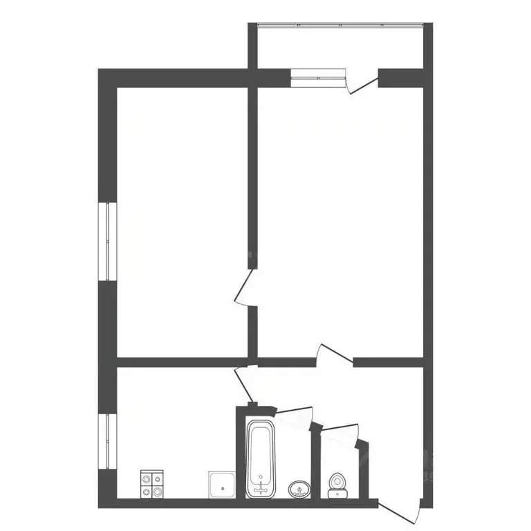 2-к кв. Тверская область, Тверь ул. Резинстроя, 6 (40.9 м) - Фото 2