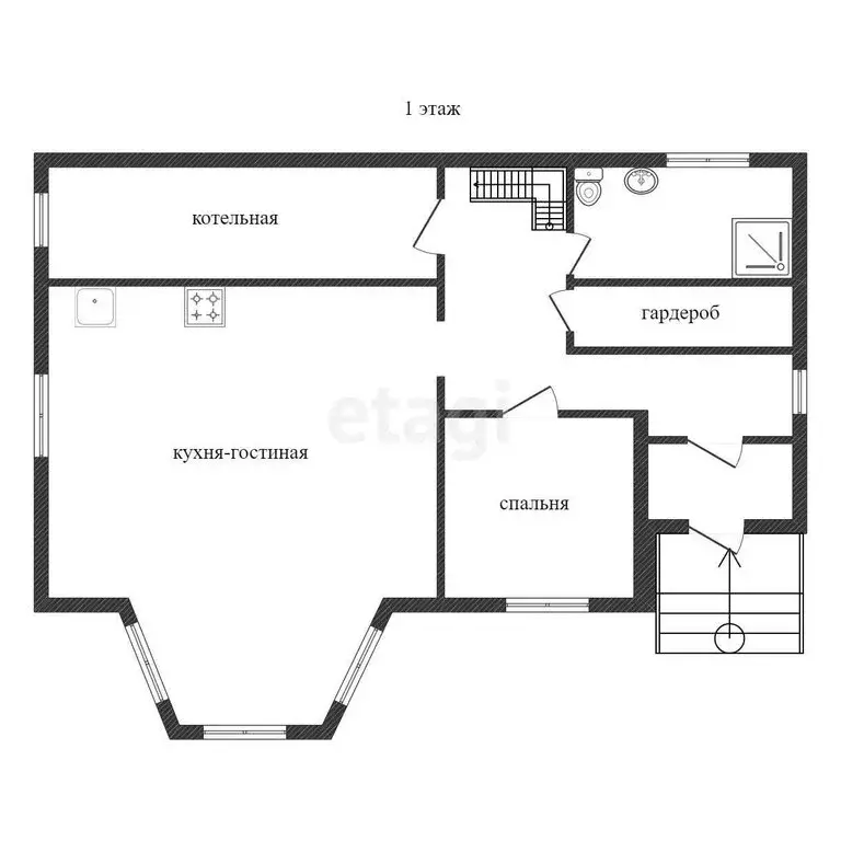 Дом в Красноярский край, Емельяновский муниципальный округ, посёлок ... - Фото 2