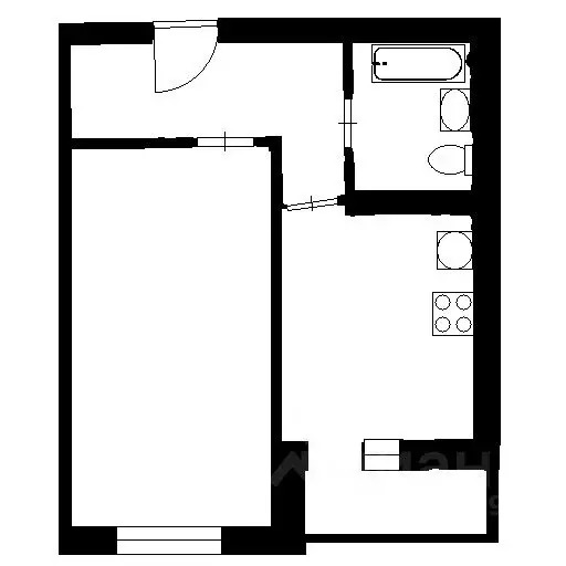 1-к кв. Башкортостан, Уфа ул. Просвещения, 11 (36.0 м) - Фото 2