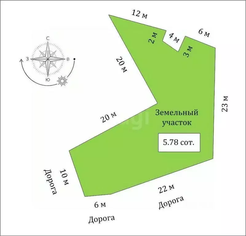 Участок в Крым, Судак ул. Приморская, 48А (5.78 сот.) - Фото 1