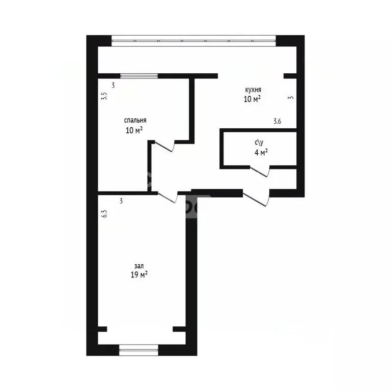 2-к кв. Дагестан, Дербент ул. Шахбазова, 57 (55.0 м) - Фото 2