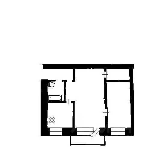 2-к кв. Московская область, Лыткарино Набережная ул., 14 (44.3 м) - Фото 1