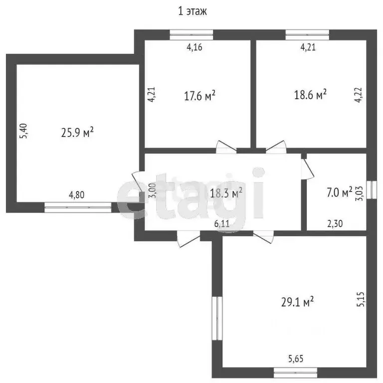 Дом в Дагестан, Махачкала туп. 2-й Талгинский, 1 (120 м) - Фото 1