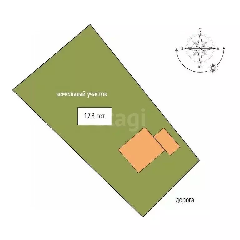 Дом в Томская область, Томский район, пос. Трубачево ул. Кедровая (108 ... - Фото 2