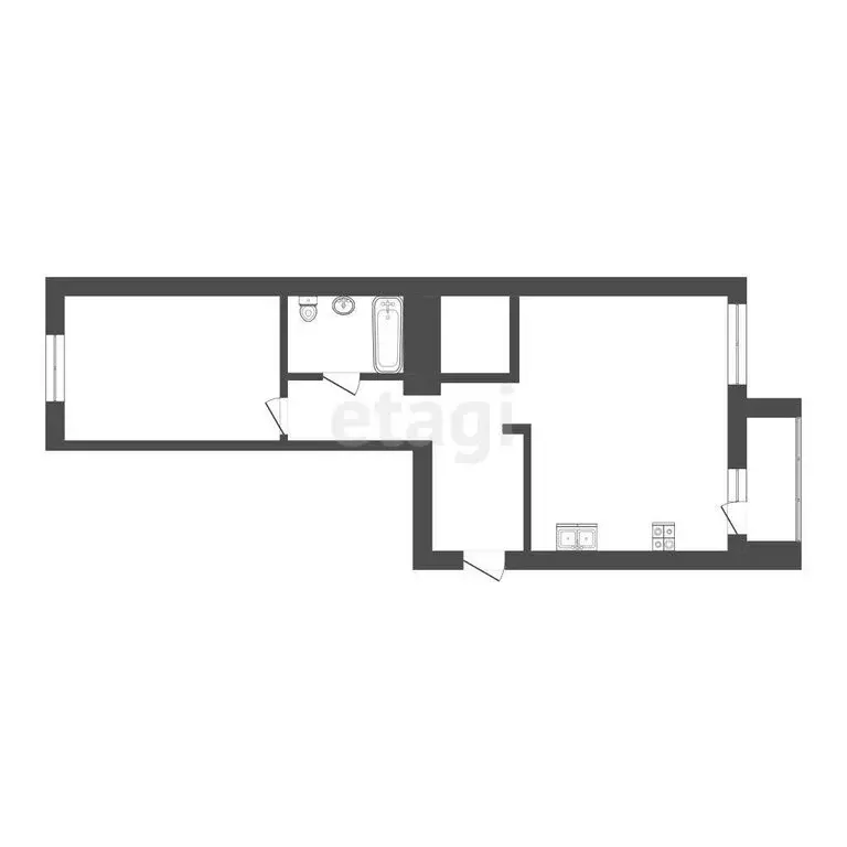 2-комнатная квартира: Омск, улица Красный Путь, 105к1 (54 м) - Фото 2