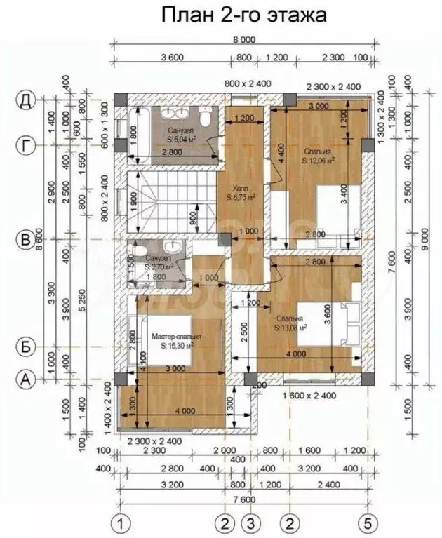 Дом в Севастополь ул. Лесхозная, 71/3 (130 м) - Фото 2