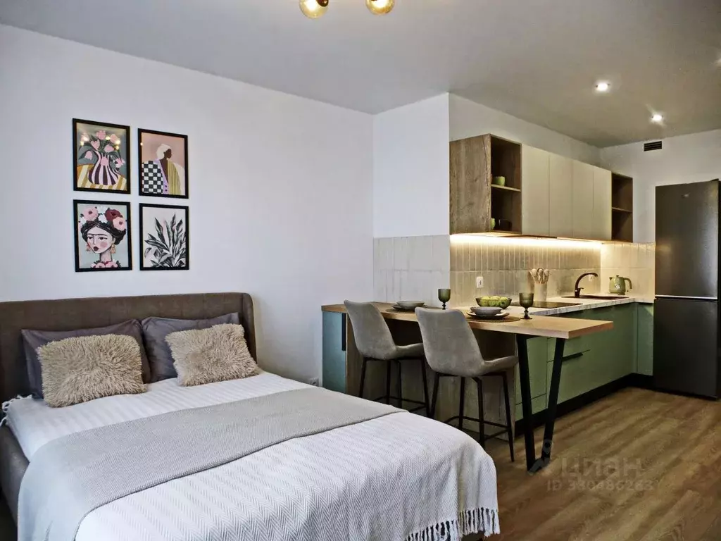 Студия Москва Алтуфьевское ш., 55к5 (28.0 м) - Фото 1