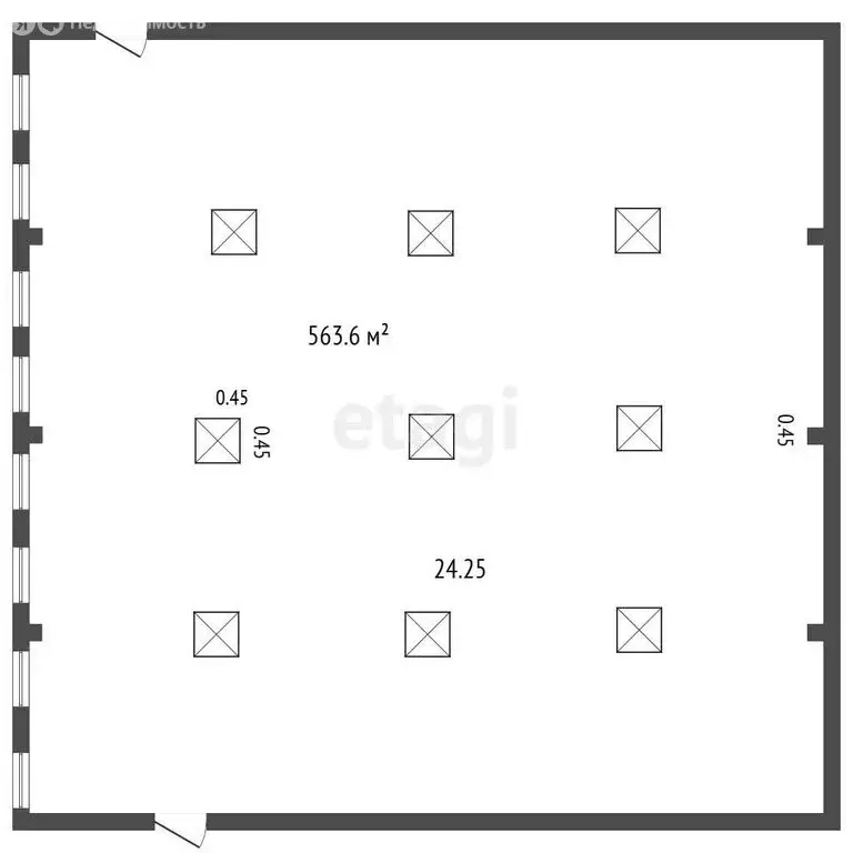 Производственное помещение (563.6 м) - Фото 1