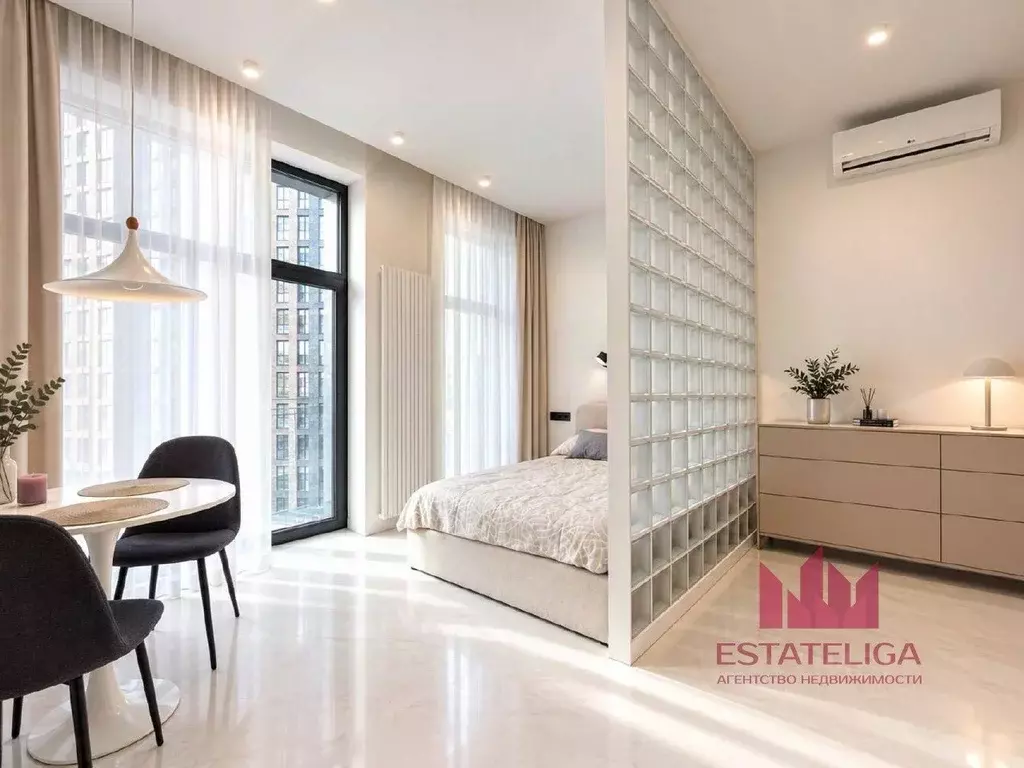 Студия Москва Зорге 9 жилой комплекс, 9Ак6 (28.0 м) - Фото 1