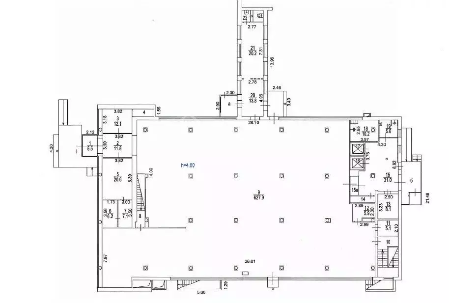 Помещение свободного назначения в Москва Ясный проезд, 19С2 (1464 м) - Фото 2