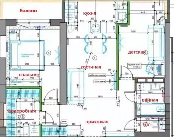 3-к кв. Приморский край, Владивосток ул. Черняховского, 11 (59.8 м) - Фото 1
